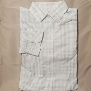Brooks Brothers Dress Shirt Non-Iron 15.5-32.5